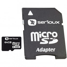 SERIOUXMICROSDXC 64GB UHS-I SRX ADAPTOR CL10