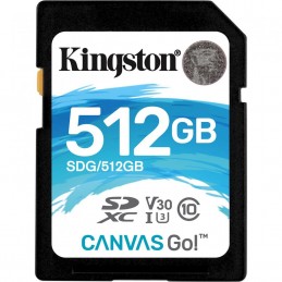 KINGSTONSDXC 512GB CLASS 10 U3 90R/45W