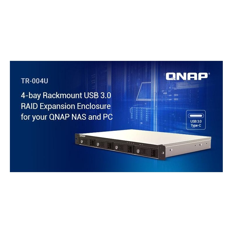 QNAPQNAP EXPANSION 4BAY RACK USB 3.0 TYPE C